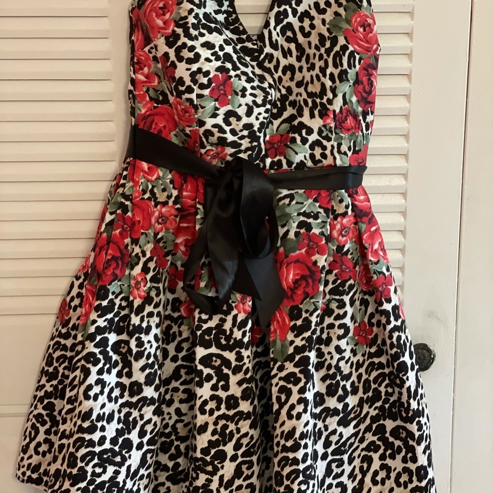 Teeze Me Juniors' Strapless Fit & Flare Dress
